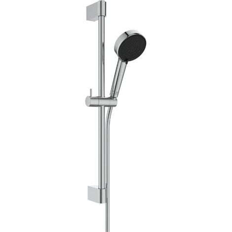 Ideal Standard Idealrain - Conjunto de ducha, flexo y barra, 2 chorros, cromo BE413AA