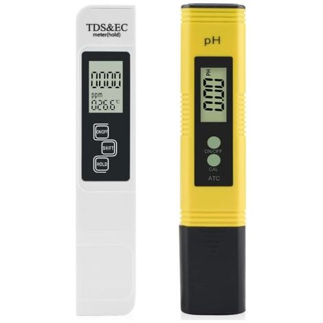 Testeur numérique pH et TDS 0,01 pH haute précision +/- 2 % de précision de lecture TDS Testeur de qualité de l'eau pour eau potable domestique, piscine, aquarium (1/5)