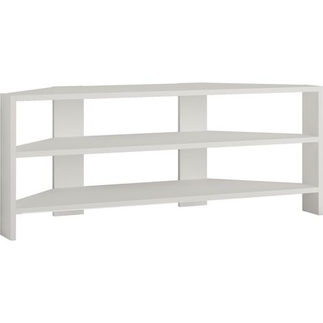 TV-Möbel aus Holz "ThalesCorner" - 110 x 36 x 45 cm - Weiß (1/3)