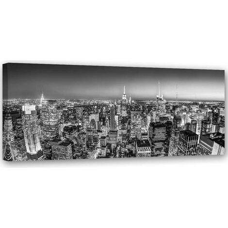 Stampa su tela, Lo skyline di New York - 150x50 (1/4)
