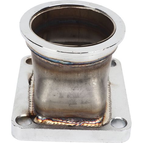 2.5in V Band Bride Adaptateur Acier Inoxydable Antirouille Longue Durée Universel pour T4 Turbo. (1/5)