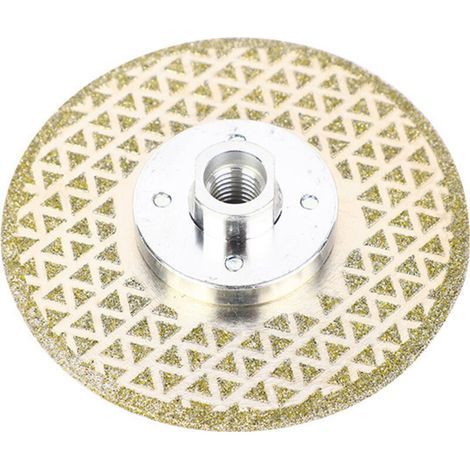 125-mm-M14-Diamantscheibe zum elektrolytischen Trennen und Schleifen von Stein-, Marmor-, Fliesen- und Granitsägeblättern (1/5)