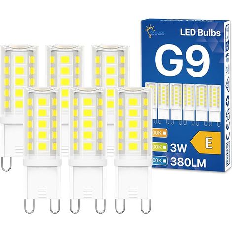 G9 LED Bulb, 3W, Cool White 6000K, 380LM (1/5)