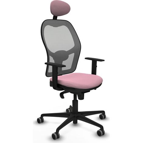 Sedia Ufficio con Poggiatesta Jorquera Piqueras y Crespo 1D036G1 Rosa (1/5)
