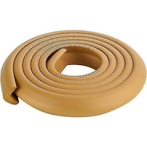 Kindersicherer Eckenschutz für Schreibtische, Schaumstoffstreifen-Wood (1/2)