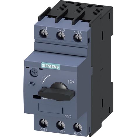 Interruptor Siemens 3rv2011-0aa10 3 polos 0,16 A