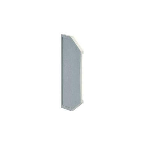 Plaque d'extrémité pour KXA35L. Couleur: gris HAGER KWE03G (1/2)