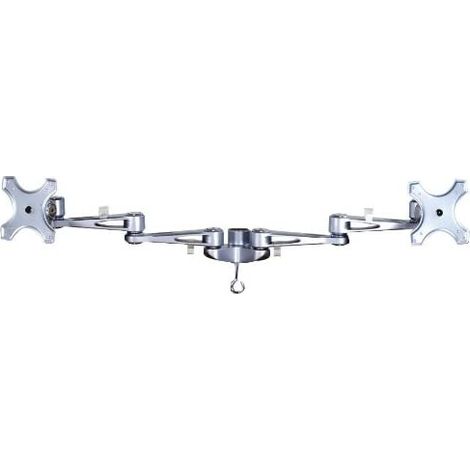 Lindy 40697 Soporte para pantalla plana plateado de escritorio