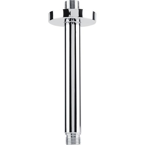 Bras de douche rond en acier inoxydable, fixation murale pour pommeau de douche de plafond de salle de bain (20 cm) (1/5)