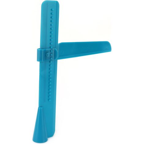 2Pcs/Set Lisseur à Gâteau Réglable en Hauteur, Outil de Lissage pour Pâtisserie et Cuisine Domestique, Bleu (1/5)