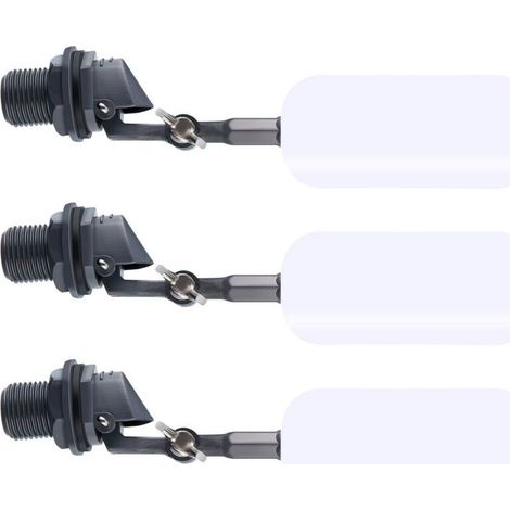 3 Pièces Flotteur de Boule d'eau Fiable Fermer 1/2 Pouce Remplir Le Réservoir d'eau de l'Humidificateur, Robinet à Tournant Sphérique, Soupape de Rechange pour Flotteur d'Étang (1/5)