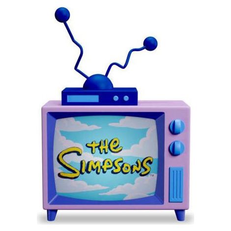 Grupo Erik LAMP038 The Simpsons Lampada da Tavolo LED TV Retro' PVC ABS Luce Regolabile USB-C o Batterie AAA
