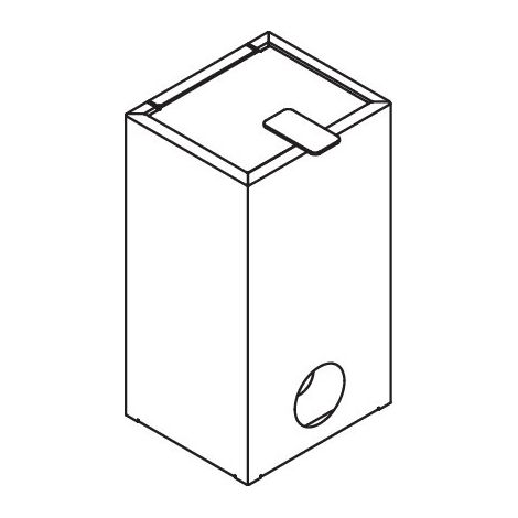 HEWI 900.05.00660 DX Conteneur pour déchets d'hygiène (1/2)