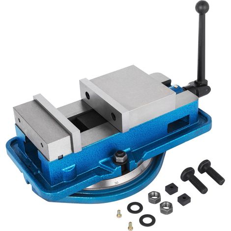 Étau de fraisage 80 mm haute précision avec mâchoire de 76 mm et base pivotante 360° pour CNC et établi professionnel (1/5)