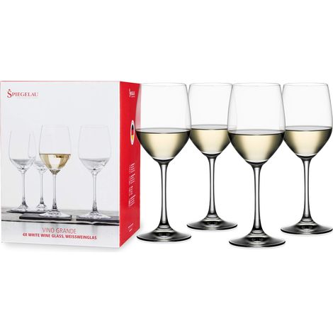 Spiegelau & Notte Uomo, Bicchieri di Vino e Decanter Serie, Vino Grande Vino Bianco Trasparente (1/5)