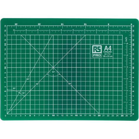 Tapis de découpe RS PRO Vert, 300mm x 220mm 10mm ( Prix pour 1 ) (1/3)
