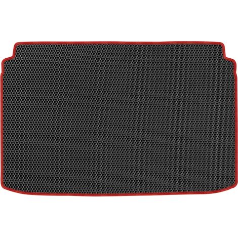 Alfombrilla de maletero de EVA para Ford Ecosport II SUV de 2018, revestimiento tipo panal - NEGRO (1/5)