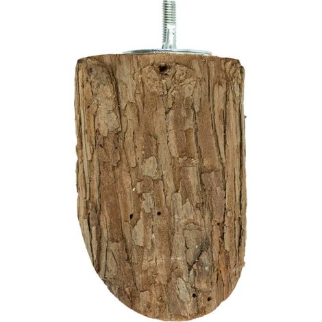 Percha natural de madera secada lentamente, tamaño s - para loros pequeños (1/4)