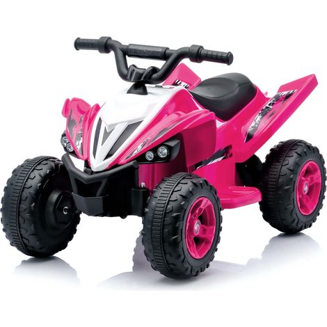 Quad Électrique Enfant 12V Tout Terrain Avec Double Moteur 380, Batterie 4,5Ah, Musique, Phares LED, Cadeau Pour Garçon (1/5)