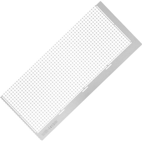 Règle en acier inoxydable à 1020 graduations pour la peinture de (1/5)