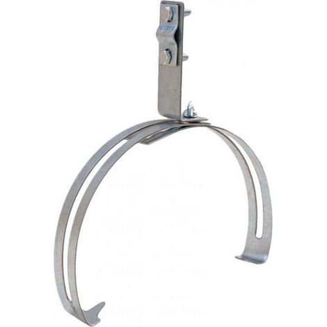 Soporte universal para teja de cumbrera para cable de protecci贸n contra rayos KM46