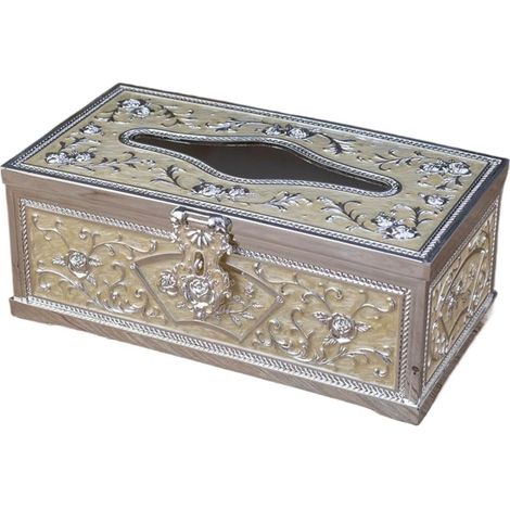 Zinc Alloy Paper Box European Style Living Room Toilet