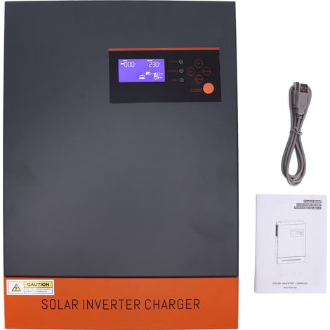 Onduleur Solaire Hybride 230V 80A MPPT Contrôleur Convertisseur 5.5KW 48V POW-HVM5.5K pour Maison (1/5)