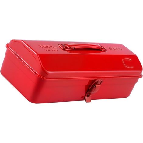 Coffret à outils métallique – Rouge – Plusieurs compartiments – Fermeture sécurisée – Industriel et domestique (1/5)