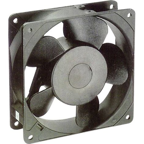 Ventilateur axial 230V/AC 15W – Débit d'air 174 m³/h – Bruit max 41 dB – Dimensions 119x119x38 mm – Moteur à roulement à billes – Nmb Minebea (1/2)