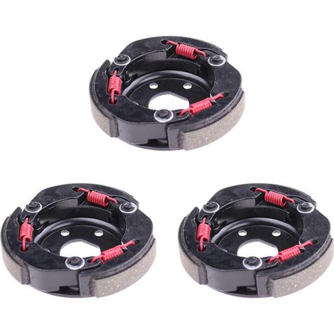 3 mâchoires d'embrayage haute performance pour la compétition, moteur GY6 49cc 50cc 139QMA 139QMB pour scooter, cyclomoteur, quad et karting (1/5)