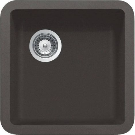 Lavello incasso monovasca sottotop colore titanio - Smeg VST38T (1/3)
