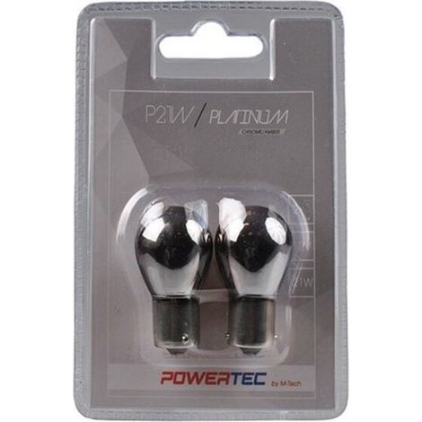 2 Ampoules 12v 21w Ba15s Chrome orange (1/2)