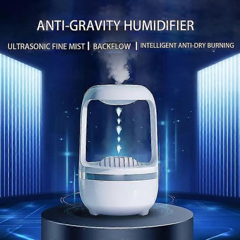 500-ml-Luftbefeuchter mit Anti-Schwerkraft-Funktion, Duftspender, Aromatherapie, 8 Stunden Laufzeit, Luftreiniger für Dropshipping – weiß 1 (1/5)