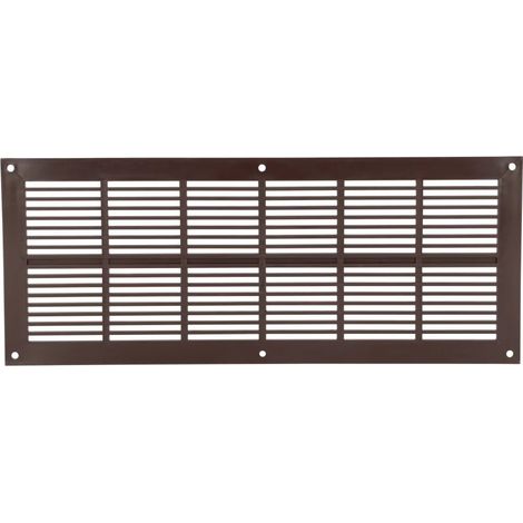 GRILLE DE VENTILATION À VISSER OU À COLLER CLASSIQUE EXTRA-PLATE RECTANGULAIRE - NICOLL - PB151M