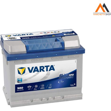 BATTERIA PER AUTO START & STOP 'VARTA BLUE DYNAMIC EFB' 'N60