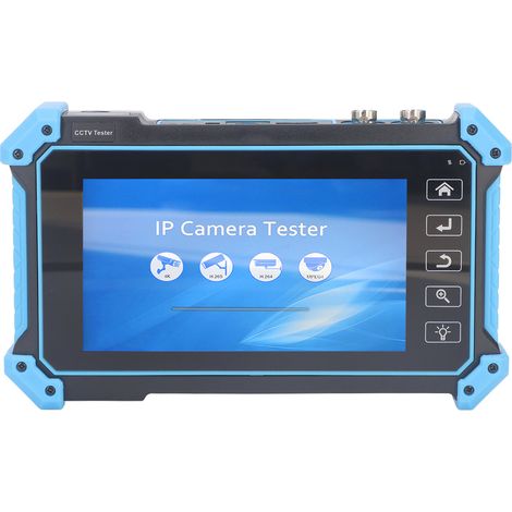 Testeur de caméra IP, écran tactile IPS 5,4 pouces, entrée HD VGA, CCTV AHD CVI TVI, moniteur analogique avec détecteur de ligne