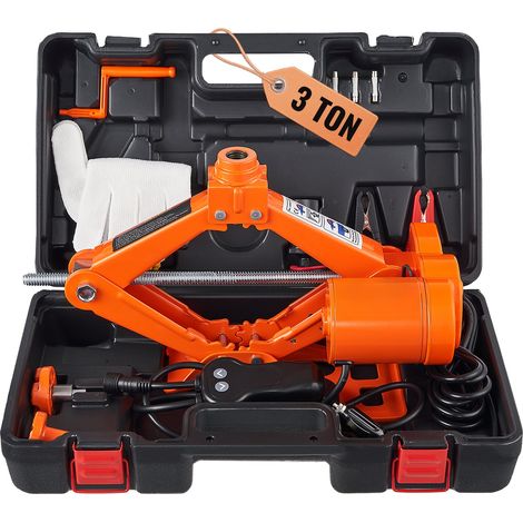 Cric losange en acier 3 tonnes, cric électrique 12 V à levage automatique, pour berline SUV pick-up (1/5)
