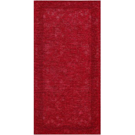 Tappeto cucina lavabile antiscivolo jacquard Dublino Red