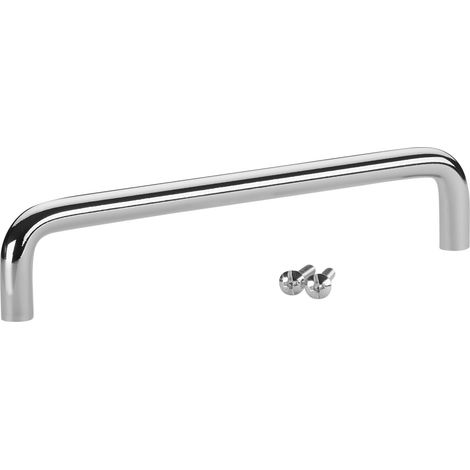 SO-TECH - Poignée de meuble BG03 - Entraxe 160 mm - L170 mm - Gris clair - Pour cuisine, salle bain, armoire, commode, tiroir