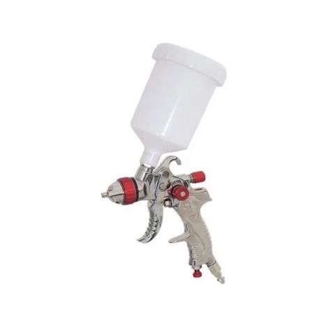 Drakkar Equipement – Pistolet pneumatique HVLP 600 ml – Buse 1,4 mm – Pression 4 bar – Consommation d'air 120-200 ml – Godet supérieur (1/3)