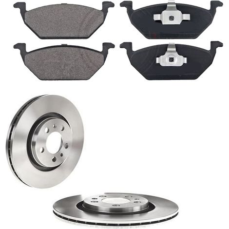 KIT FRENI ANTERIORI compatibile con VW GOLF IV (1J1) - DISCHI + PASTIGLIE OEM: P 85 041 , P 85 072 / 16881 , 16880 , 16882 /SOSTITUZIONE DIRETTA/BASSA POLVERE/SILENZIOSO (1/5)
