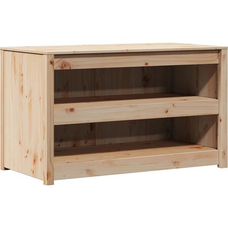 Armario de cocina moderno almacenamiento espacioso 106 x 55 x 64 cm pino macizo roble marrón 020052137 (1/5)