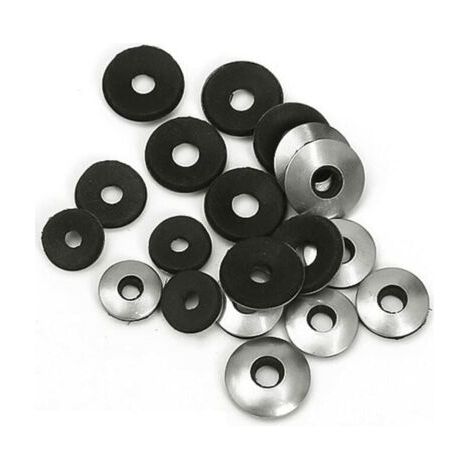 Rondelles d'étanchéité avec Joint Néoprène EPDM Pour Vis Auto-Perceuses (M4.8  14mm (50 pcs)