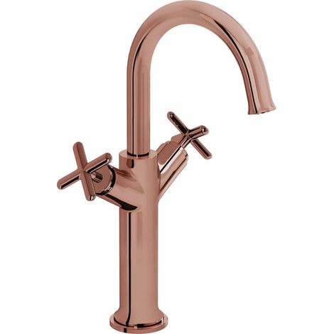 Vitra Origin Classic Tall Basin Mixer Tap - Soft Copper