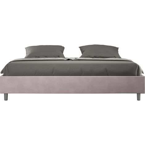 Letto Matrimoniale Large Sommier 180x190 cm Senza Rete Azelia Glicine (1/4)