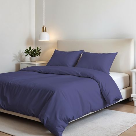 Housse de Couette Set Violet Double Microfibre (1/5)