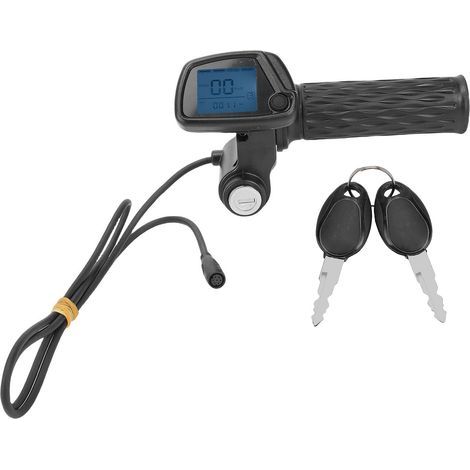 Integrated 48V Twist Throttle Display with LCD Replacement for Tuttio Soleil 01 Electric Mountain Bike (1/5)