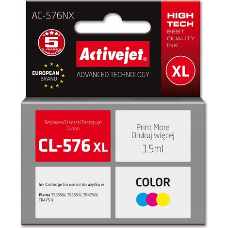 Inchiostro ActiveJet per stampanti Canon a colori, 1 pz.