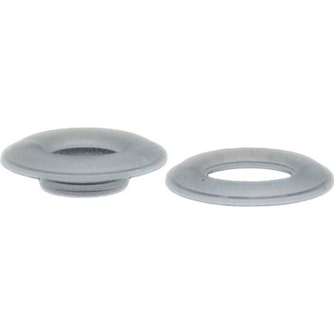 SABIR Lot de 10 oeillets à clipser pour bâche à bulles ou autres types de bâches - Transparent - Linxor (1/3)