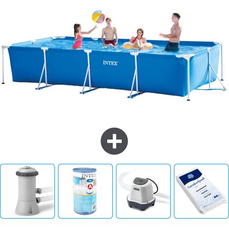 Intex Piscine Tubulaire Rectangulaire - 450x220x84 cm - 5-pièces  S40273 (1/5)